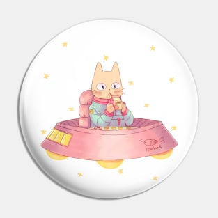 Space Neko Pin