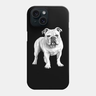 Bull Dog Design Phone Case