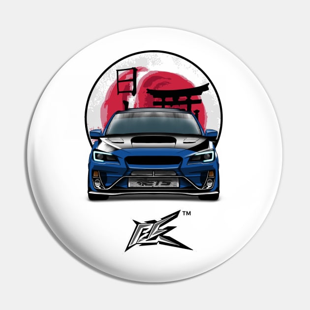 subaru wrx sti rally blue Pin by naquash