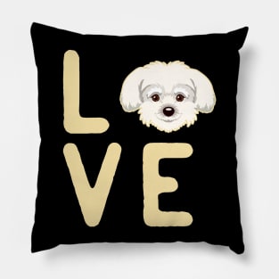 'I Love My Dog' Cute Dog Animal Pillow