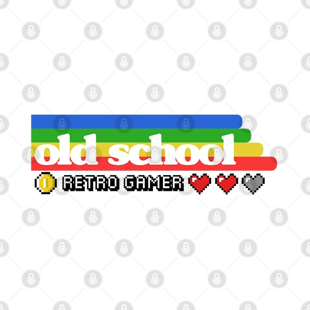 8 Bit Old School Gamer 16 Bit Gaming Retro Vintage by Kuehni