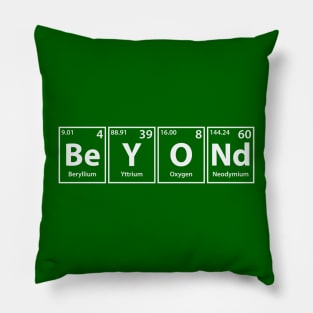 Beyond (Be-Y-O-Nd) Periodic Elements Spelling Pillow