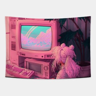 Vaporwave Tapestry