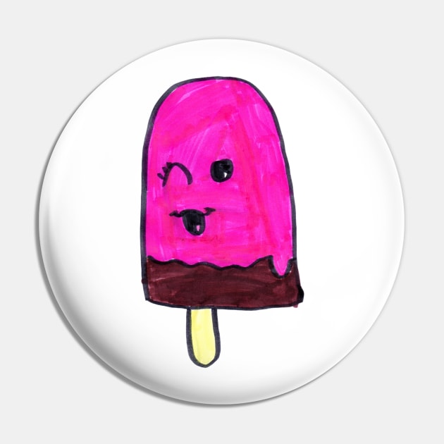 Popsicle | Kids Fashion | Yummy Treat | Kid's Drawing | Popsicle Smiley Face | Fun Pin by TheWillbreyShop