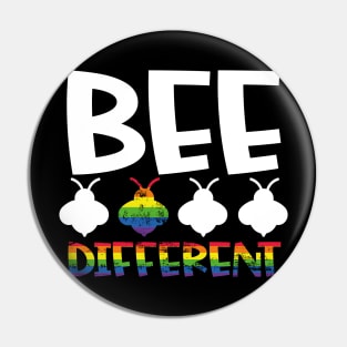 LGBTQ Bee Different Beekeeper Beekeeping Pin