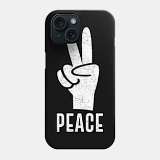 Peace Hand Sign - Faded Style Phone Case