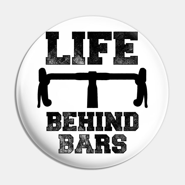 Life Behind Bars Bicycle Tshirt Pin by zurcnami