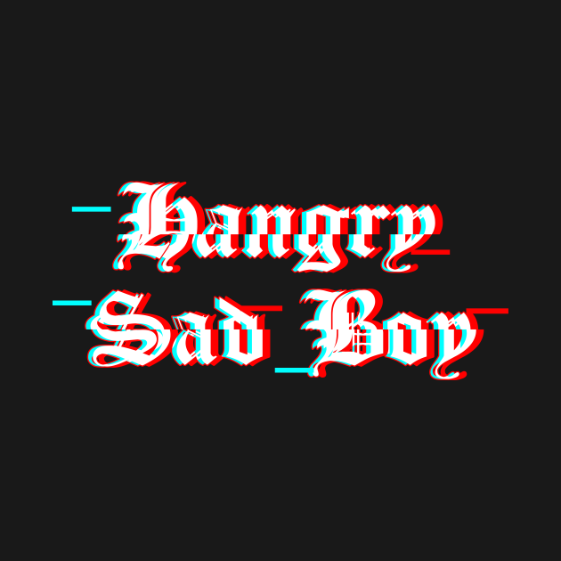 Disover Hangry Sad Boy Hungry Eboy Soft Grunge Glitch - Sad Boy - T-Shirt