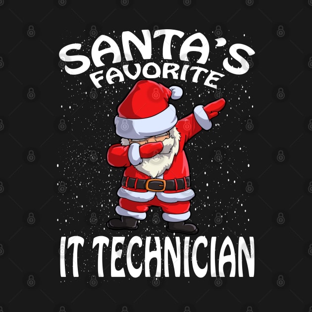 Santas Favorite It Technician Christmas by intelus