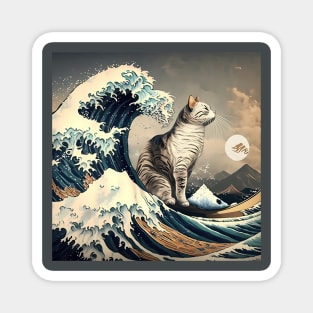 Cat of the wave Magnet