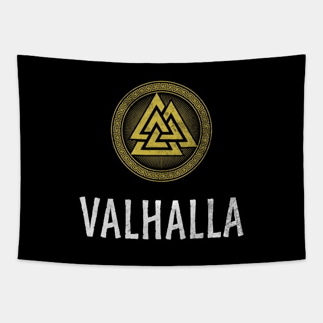 Odin Valhalla design for Men & Women Tapestry by KuTees