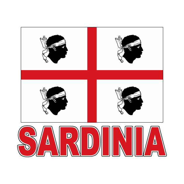 The Pride of Sardinia - Island Flag Design by Naves