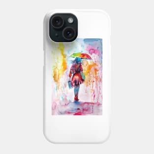 Colorful rainy day III Phone Case