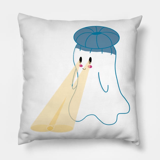 Little Ghost Project Pillow by nathalieaynie