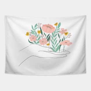 Flower Garden Tapestry