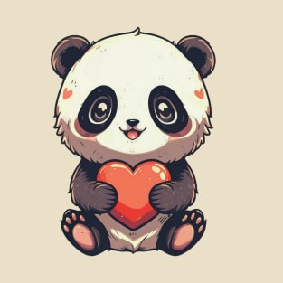 Loving cute panda T-Shirt