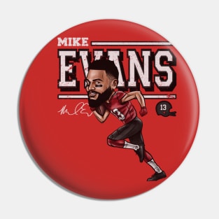 Mike Evans Tamba Bay Cartoon Pin