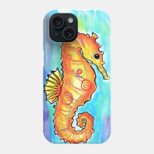 Watercolor Seahorse Phone Case