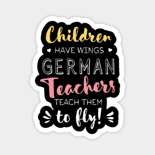 German Teacher Gifts - Beautiful Wings Quote Magnet