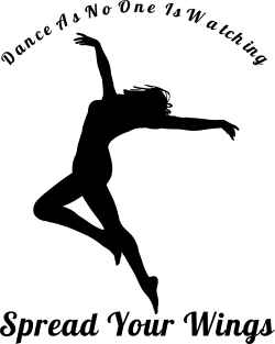 Dance As If No One Is Watching Spread Your Wings Hip-Hop,R&B Lovers Gift Magnet