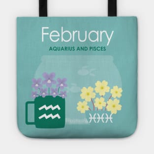 February Birth Flowers Tote