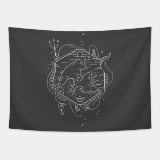 King of the seas Tapestry