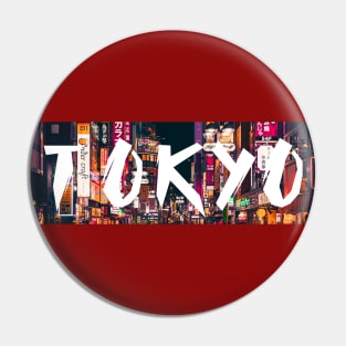 Sci Fi Tokyo City Pin