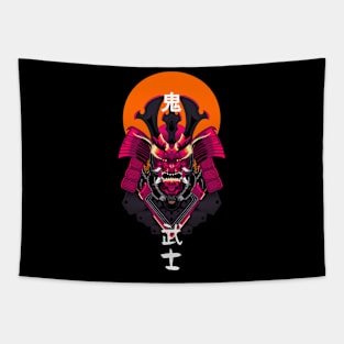 Oni mask Tapestry