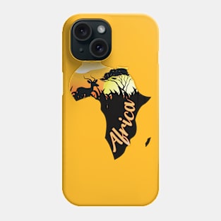 Gazelle bei Nacht in Afrika Phone Case