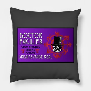 Dr. Facilier Business Card Pillow