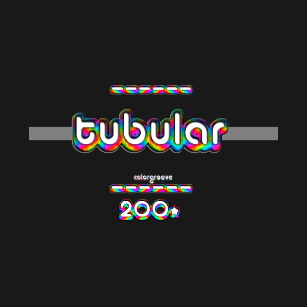 Tubular 2000 ColorGroove Retro-Rainbow-Tube nostalgia (wf) by Blackout Design