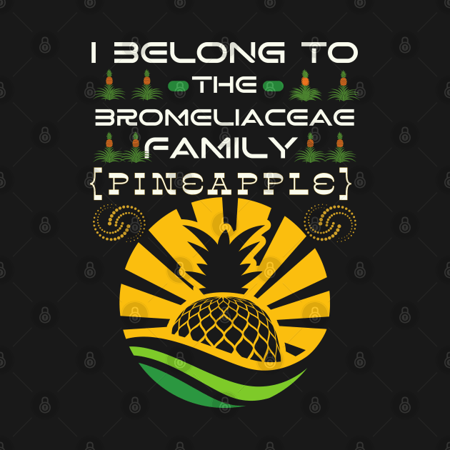 I Belong to the Bromeliaceae Family Pineapple (Ananas Comosus) by Praizes