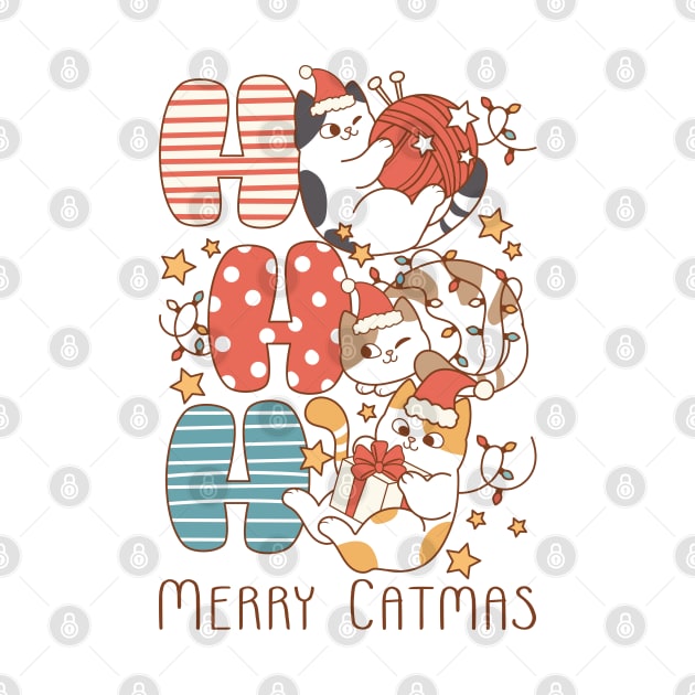 Ho Ho Ho Merry Catmas by Pop Cult Store