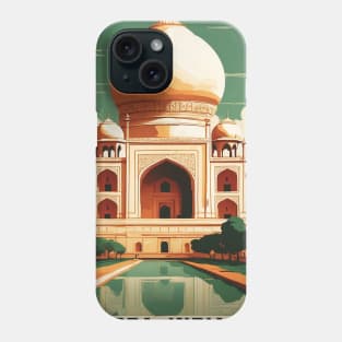 Agra India Vintage Tourism Travel Phone Case