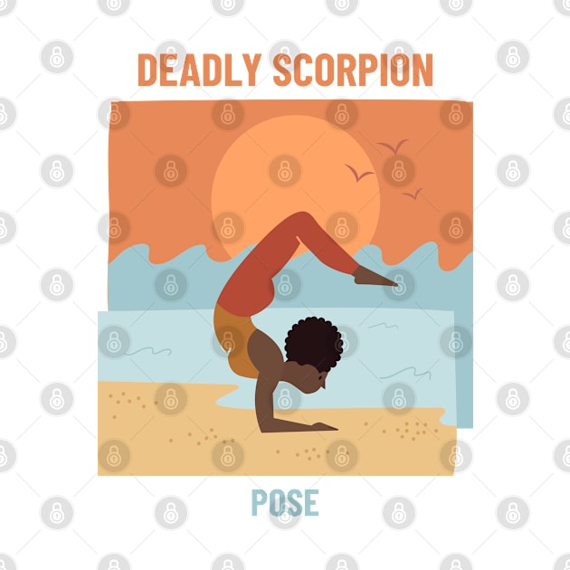 Deadly Scorpion Yoga Pose by marko.vucilovski@gmail.com