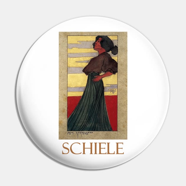 On the Beach, Moonlight (1907) by Egon Schiele Pin by Naves