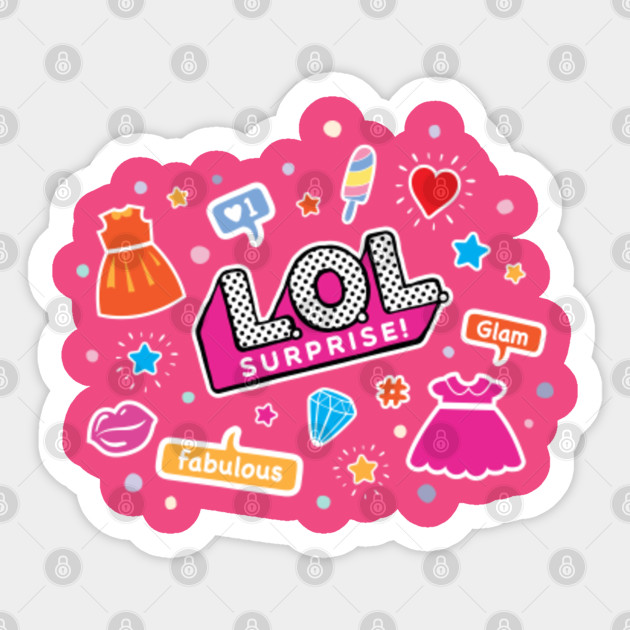 lol surprise sticker