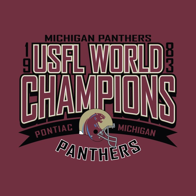 Michigan Panthers 83 Champs by HeyBeardMon