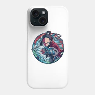 katara water tribe in battle position Phone Case