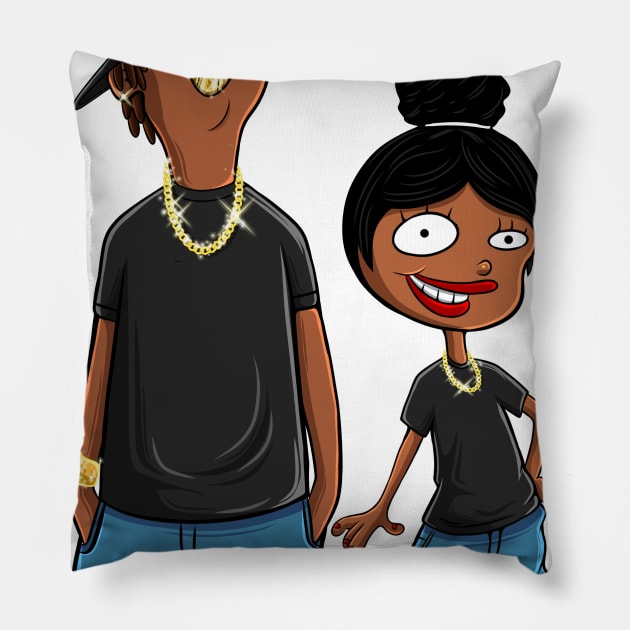 Couple Pillow by Floridart