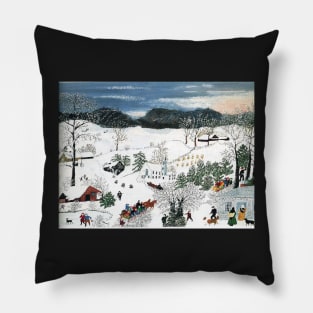 grandma moses Pillow