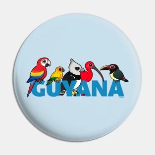 Birdorable Guyana Birds Pin