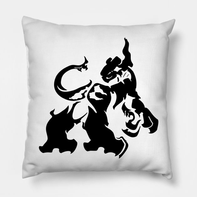 Smoke hound. Pillow by moonmorph