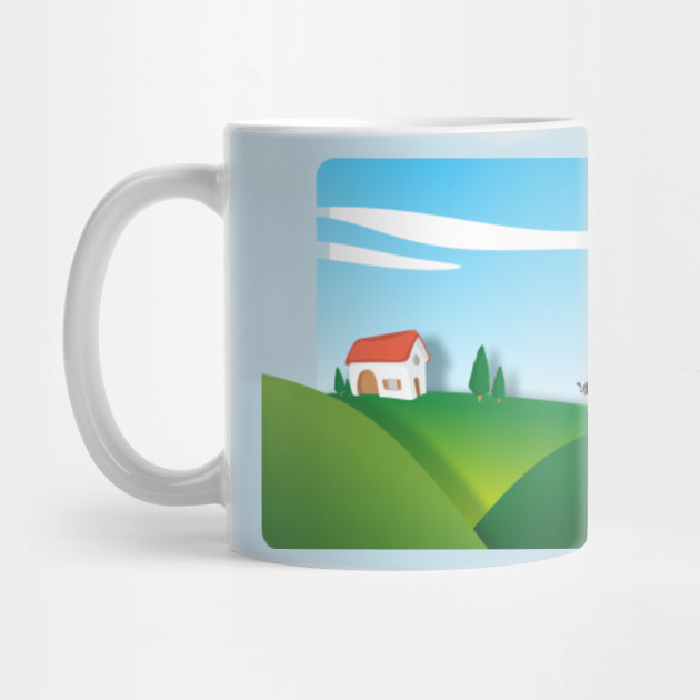 Green Village Nature Animal Landscape By Judicar
