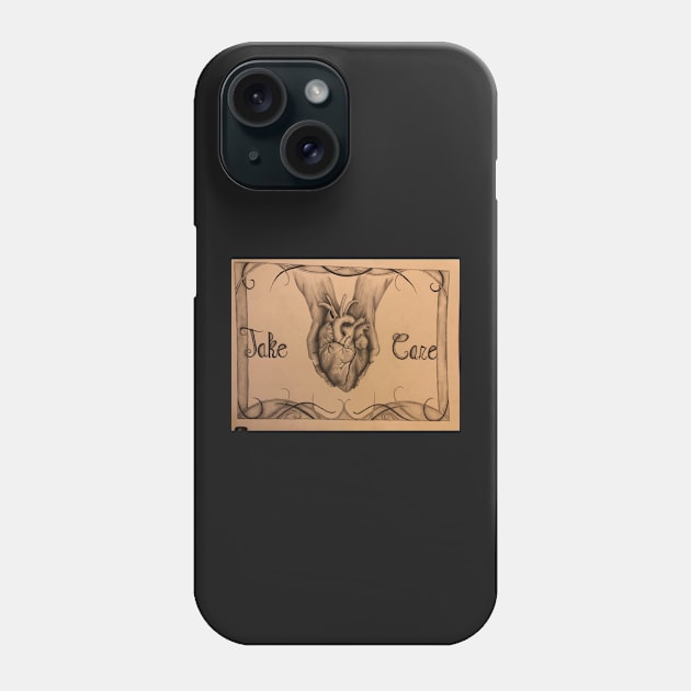 Take Care Phone Case by DarkAngel1200