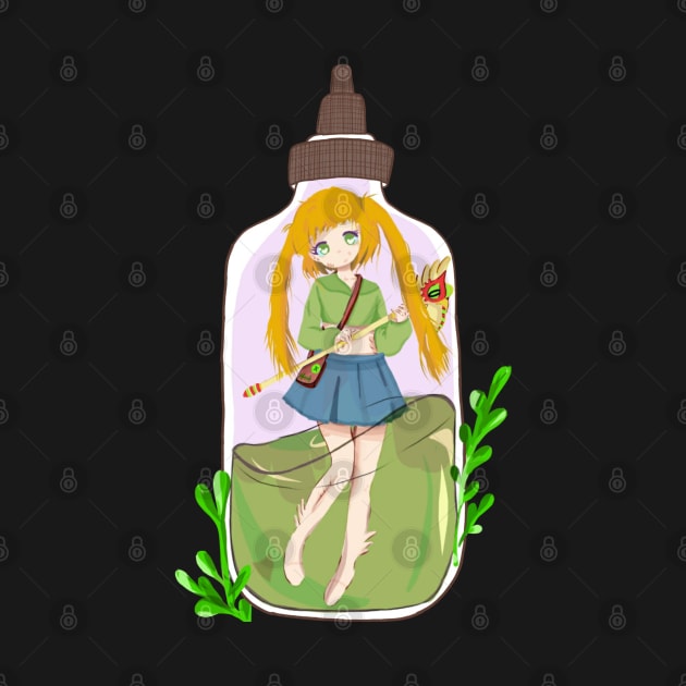 fairy in a bottle by Deick