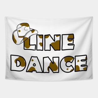 LINE Dance Brown Cow Spots Tapestry