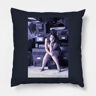 Portrait of a Teenager 7 Pillow