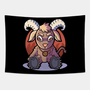 satanic goat Tapestry