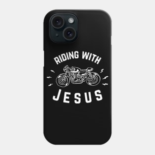 Riding With Jesus Phone Case